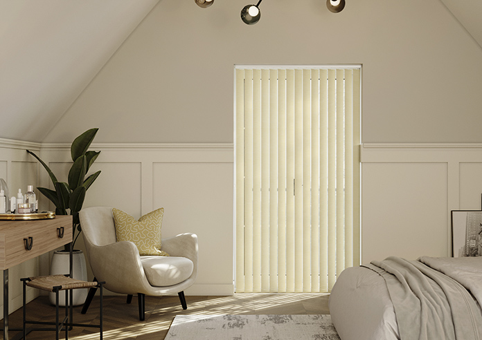 Amalfi, Pale Yellow - Vertical Blind - Image 3